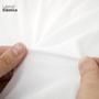 Imagem de Protetor Para Colchão Silencioso Impermeável Slip Branco P/ Casal 1,40m x 1,90m