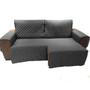 Imagem de protetor para sofa retratil 1,40 2 modulos medida sem contar os braços + assento impermeavel por baixo,com fixador para