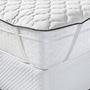 Imagem de Protetor Pillow Top Branco Casal Padrão Super Volumoso 300 Gramas/m² - Tecido Microfibra