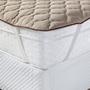 Imagem de Protetor Pillow Top Caqui Casal Padrão Super Volumoso 300 Gramas/m² - Tecido Microfibra