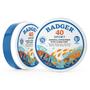 Imagem de Protetor solar Badger Coral Reef Safe SPF 40 70 ml em lata tamanho de viagem