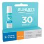 Imagem de Protetor Solar Labial FPS30 Branco Sunless 15 ml