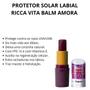 Imagem de Protetor Solar Labial Ricca Vita Balm Amora Fps15 4G