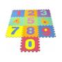 Imagem de Protetor Tapete Eva 29 X 29 X 7mm Infantil 10 Placas Números Educativo Colorido