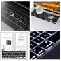 Imagem de Protetor Teclado Compatível Com MacBook Pro 13" Polegadas M1M2 - Modelo A2338 - Ano: 2019 Até 2022