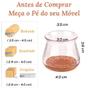 Imagem de Protetores Para Pé De Cadeira Móveis Silicone Com Feltro 16 Un.
