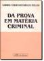 Imagem de Prova em materia criminal, da