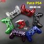 Imagem de PS4 V1 JDM-001 JDM-011 Capa Transparente Transparente Para Gamepad Com Kit De Substituição De Botões