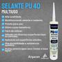 Imagem de Pu 40 uso geral com bico 400g preto kit 5 unidades