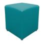 Imagem de Puf Banqueta Pufinho Pufe Pufs Puff Banco Dado Lian Quadrado Decorativo Suede Azul Turquesa para Sala de Estar Recepção Quarto - AM Decor