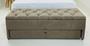 Imagem de Puf Baú Com Gaveta de Casal 140x50x45cm Na Cor Bege - Produto de Alta Qualidade e Conforto