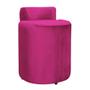 Imagem de Puff Athena Quarto Veludo Pink - Belliv Decor