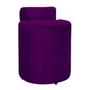 Imagem de Puff Athena Quarto Veludo Roxo - Vallisa Decor