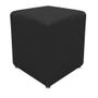 Imagem de Puff Banqueta Quadrado Dado Decorativo Sala de Estar Quarto Recepção Suede Preto - KDAcanto Móveis