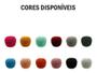 Imagem de Puff Com Capa De Tricot 40x40cm Decorativo Marsala