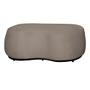 Imagem de Puff Decorativo Beatriz Orgânico Crm Suede Capuccino Ms Decor