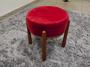 Imagem de Puff Decorativo Mesinha Vermelho 62 Beth