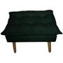Imagem de Puff Decorativo para Sala de Estar Opala Suede Verde - Montanaris Decor