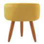 Imagem de Puff Decorativo Para Sala de Estar Redondo Classic Suede Diversas Cores