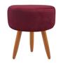 Imagem de Puff Decorativo Para Sala de Estar Redondo Classic Suede Diversas Cores