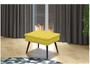 Imagem de Puff Decorativo Retangular Amarelo Conforto