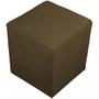 Imagem de Puff Quadrado Cubo Banqueta Decorativo Utilize - Marrom