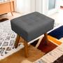 Imagem de Puff Retangular New para Sala e Quarto Suede  - LH Decor
