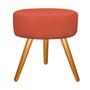 Imagem de Puff Sofia Palito Mel Suede Terracota - ADJ Decor
