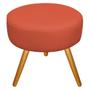 Imagem de Puff Sofia Palito Mel Suede Terracota - ADJ Decor
