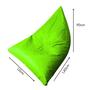 Imagem de Puff Triangular Cheio Gigante Para Eventos Descanso Material Sintético Com Enchimento