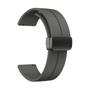 Imagem de Pulseira 22mm Silicone Fecho Magnetico Preto compativel com Samsung Watch 3 45mm - Galaxy Watch 46mm R800 - Gear S3 Frontier - Amazfit GTR 4