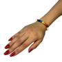 Imagem de Pulseira 7 Chakras Pedras Vulcanicas Com Branco E Silicone