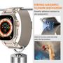 Imagem de Pulseira Apple Watch Milanese Loop Ultra 2 em Titânio - Wingle