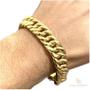 Imagem de Pulseira Banhada 18K 16Mm Oca Com O Fecho Gaveta