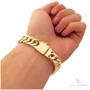 Imagem de Pulseira Banhada De Ouro 18K 22Cm De Comprimento
