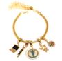 Imagem de Pulseira Berloque Fisioterapia Lápis Folheado Ouro 18k