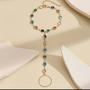 Pulseira Bohemian com Anel Ajustável e Pedras de Zircônias - vns Imagem de Pulseira Bohemian com Anel Ajustável e Pedras de Zircônias