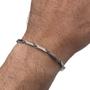 Imagem de Pulseira Bracelete Aço Inox Prata 17 A 21cm Vários Modelos