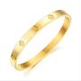 Imagem de Pulseira Bracelete Feminino Dourado Vanglore 1252 Aço Inoxidável Banhado A Ouro E Garantia 12 meses