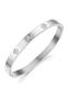 Imagem de Pulseira Bracelete Feminino Prateado Vanglore 1252 Aço Inoxidável Banhado A Prata 925 Garantia 12 meses