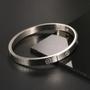 Imagem de Pulseira Bracelete Feminino Prateado Vanglore 1252 Aço Inoxidável Banhado A Prata 925 Garantia 12 meses