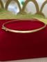 Imagem de Pulseira Bracelete Oval - Fio Redondo 3mm - Ouro 18k/750
