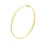 Imagem de Pulseira Bracelete Oval - Fio Redondo 3mm - Ouro 18k/750