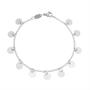Imagem de Pulseira c/ varios circulos pendurados aco inox