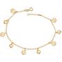 Imagem de Pulseira com 4 coraäes 5 flores camlia