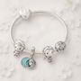 Imagem de Pulseira com Berloques de Prata Menino e Menina