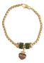 Imagem de Pulseira com berloques  em ouro 18k amarelo com 20cm.Rosangela lima joias