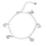 Imagem de Pulseira com coração e zirconia
