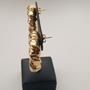Imagem de Pulseira com elos medindo 22 cm de comprimento, incluído extensor. Banhada  a ouro 18k