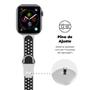 Imagem de Pulseira Compatível com Apple Watch 42 / 44 / 45MM Armor Running - Branco e Preto - Gshield